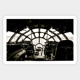 B-29 Bomber Cockpit Sticker